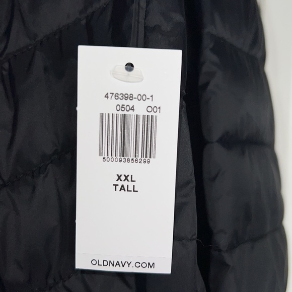 Old Navy XXL Black Water Resistant Packable Puffer Jacket for Women - Picture 12 of 13